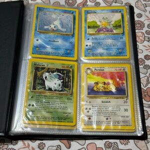 Pokemon Card Collection - 40 Vintage Cards in Binder - Great Condition